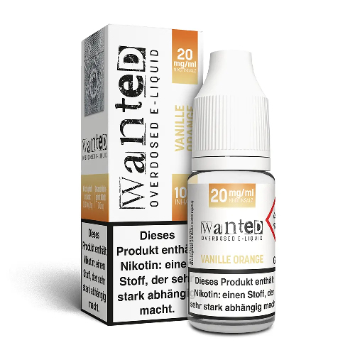 Wanted Overdosed Vanille Orange 20mg Nikotinsalzliquid Wanted Overdosed Vanille Orange 20mg Nikotinsalzliquid