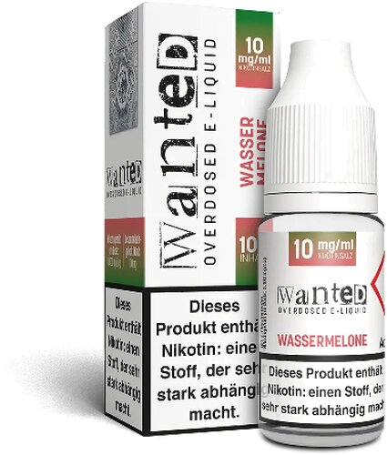Wanted Overdosed Wassermelone 10mg Nikotinsalzliquid