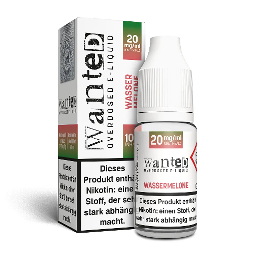 Wanted Overdosed Wassermelone 20mg Nikotinsalzliquid Wanted Overdosed Wassermelone 20mg Nikotinsalzliquid