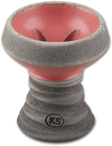 Wasserpfeifen Ersatzkopf KS Apps grau / rot 7,5 cm Wasserpfeifen Ersatzkopf KS Apps grau / rot 7,5 cm