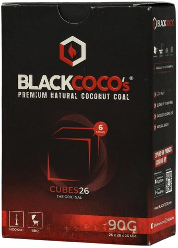 Wasserpfeifenkohle Kokosnuss BlackCocos C26 90g