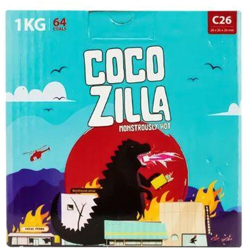 Wasserpfeifenkohle Kokosnuss COCOZILLA C26 1kg