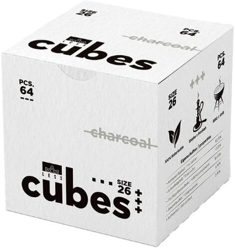 Wasserpfeifenkohle Kokosnuss LESS CUBES 1kg