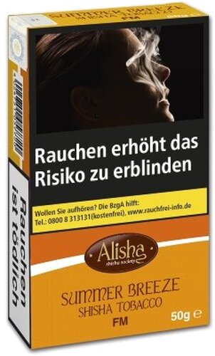 Wasserpfeifentabak-Alisha Breeze (Fruit Mix) 50g Wasserpfeifentabak-Alisha Breeze (Fruit Mix) 50g