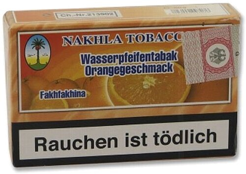 Wasserpfeifentabak Nakhla Orange 50g Wasserpfeifentabak Nakhla Orange 50g