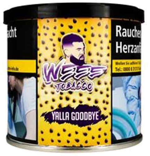 Weee Shisha Tabak Yallah Goodbye Dose 200g