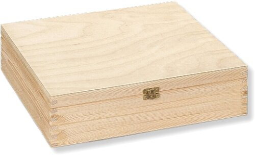 Weinkiste aus Holz für 3 Flaschen mit Schanierdeckel Weinkiste aus Holz für 3 Flaschen mit Schanierdeckel