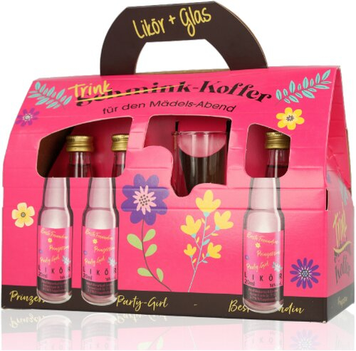 Weisenbach Likör Trinkkoffer Feige 3 x 20ml 16% Vol. Weisenbach Likör Trinkkoffer Feige 3 x 20ml 16% Vol.