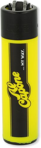 Gasfeuerzeug Al Capone Mini Clipper Gelb