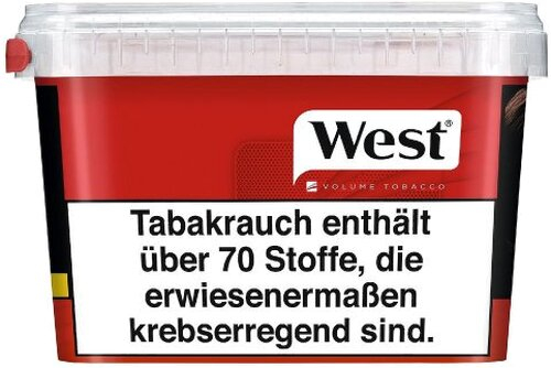 West Red Tabak BOX 115g Volumentabak West Red Tabak BOX 115g Volumentabak