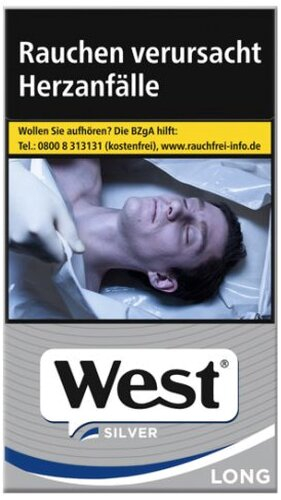 West Silver Long 100 mm 20er