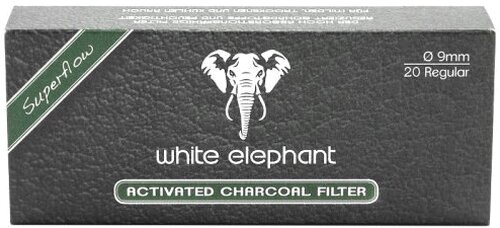 White Elephant 20 Activated Charcoal Filter 9mm