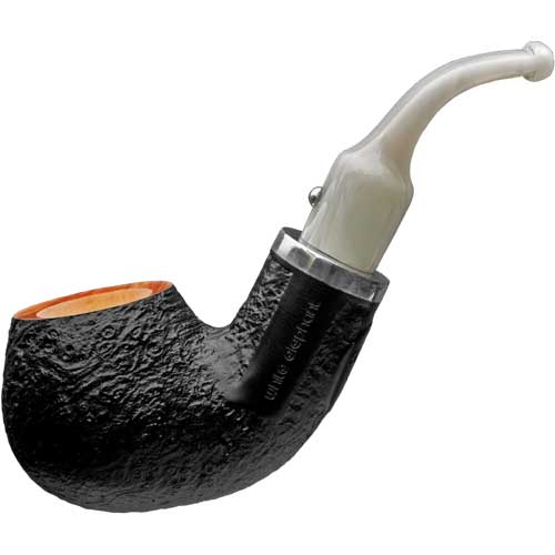 White Elephant Pfeife Ebony & Ivory Sandblast 1 White Elephant Pfeife Ebony & Ivory Sandblast 1