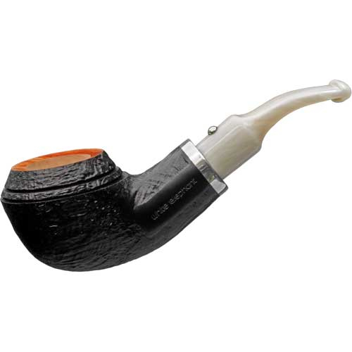 White Elephant Pfeife Ebony & Ivory Sandblast 3 White Elephant Pfeife Ebony & Ivory Sandblast 3