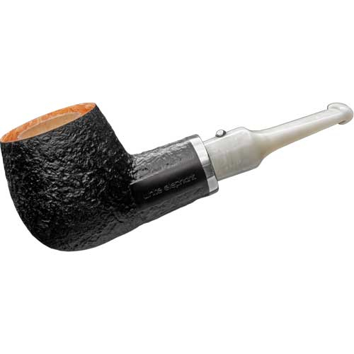 White Elephant Pfeife Ebony & Ivory Sandblast 6 White Elephant Pfeife Ebony & Ivory Sandblast 6
