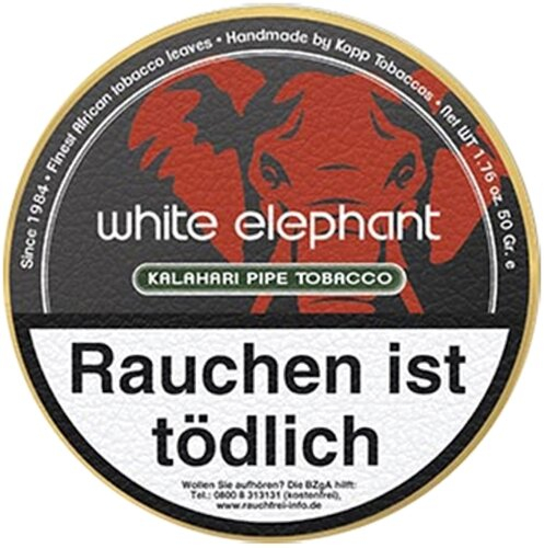 White Elephant Kalahari Pfeifentabak 50g White Elephant Kalahari Pfeifentabak 50g