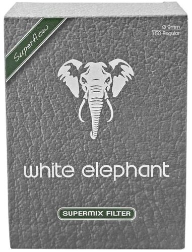 White Elephant Meerschaum Pfeifenfilter Supermix 150 Stück