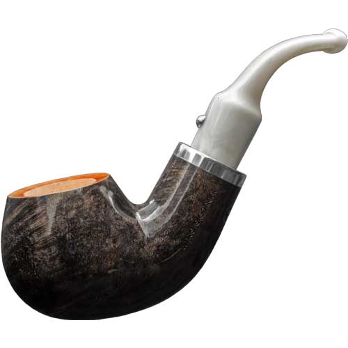 White Elephant Pfeife Ebony & Ivory Grey 1 White Elephant Pfeife Ebony & Ivory Grey 1