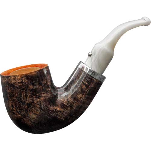 White Elephant Pfeife Ebony & Ivory Grey 4 White Elephant Pfeife Ebony & Ivory Grey 4