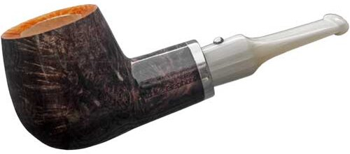 White Elephant Pfeife Ebony & Ivory Grey 6 White Elephant Pfeife Ebony & Ivory Grey 6