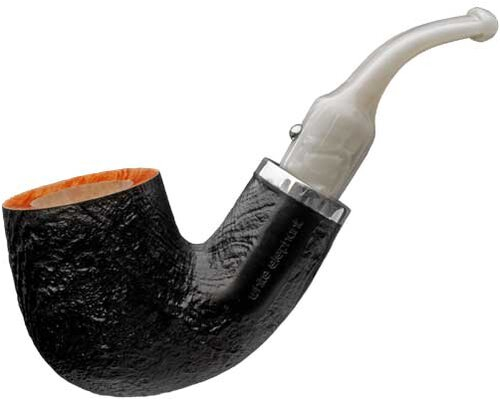 White Elephant Pfeife Ebony & Ivory Sandblast 4 White Elephant Pfeife Ebony & Ivory Sandblast 4