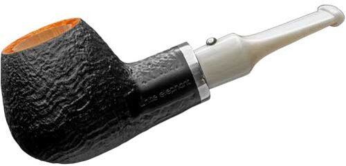 White Elephant Pfeife Ebony & Ivory Sandblast 5 White Elephant Pfeife Ebony & Ivory Sandblast 5