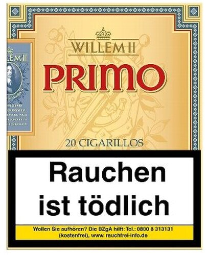 Willem II Zigarillos Primo Sumatra 20er Willem II Zigarillos Primo Sumatra 20er