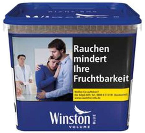 Winston Blau Giant Box 165g Zigaretten Tabak mit Volumen