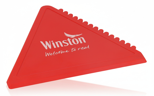 Winston Eiskratzer Dreieck Rot