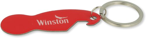 Winston Schlüsselanhänger Rot 1 Stk.