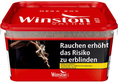 Winston Tabak Rot 120g Mega Box Volumentabak Winston Tabak Rot 120g Mega Box Volumentabak
