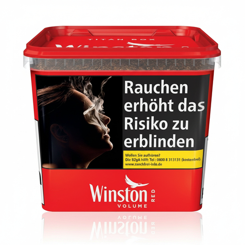 Winston Tabak Rot 250g Titan Box Volumentabak