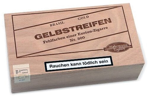 Wörmann Gelbstreifen 300er Zigarren