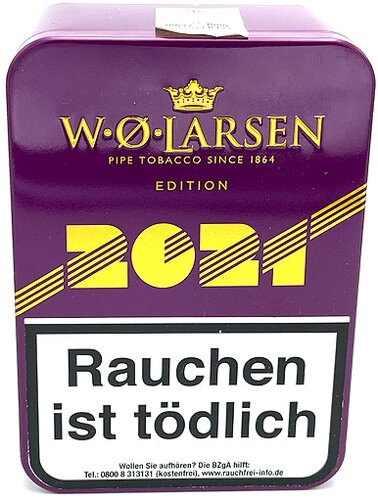 W.O.Larsen Pfeifentabak Edition 2021 100g Dose Jahrestabak
