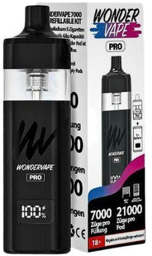 Wondervape Pro Pod Kit 7000 E-Zigarette Schwarz