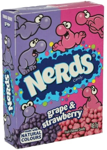 Wonka Nerds Candy Grape Strawberry 46,7g Wonka Nerds Candy Grape Strawberry 46,7g