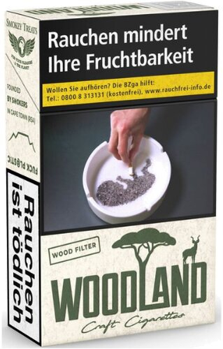 WOODLAND Craft Zigarettes WOOD FILTER 20er