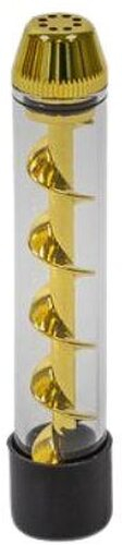 Woodoo Spiralpfeife Gold Kunststoff/Metall