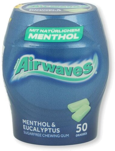 Wrigleys Airwaves Menthol Eukalyptus 1 x 50 Stück Dose