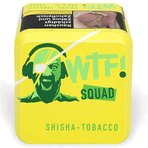 WTF! Shisha Tobacco SQUAD Zitrone WTF! Shisha Tobacco SQUAD Zitrone