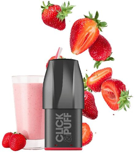 X-BAR - CLICK&PUFF Pre-filled Pod Strawberry Milkshake 20mg Nikotinsalz X-BAR - CLICK&PUFF Pre-filled Pod Strawberry Milkshake 20mg Nikotinsalz