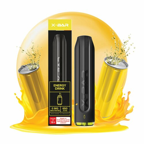 X-Bar Einweg E-Shisha Energy Drink 10mg ca. 650 Züge X-Bar Einweg E-Shisha Energy Drink 10mg ca. 650 Züge