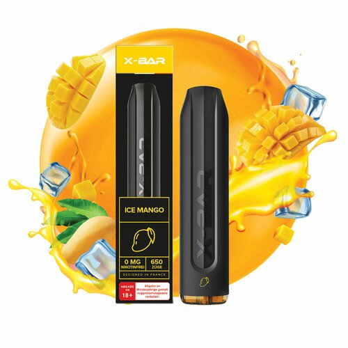 X-Bar Einweg E-Shisha Mango Ice 10mg ca. 650 Züge X-Bar Einweg E-Shisha Mango Ice 10mg ca. 650 Züge