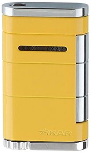 Xikar Allume Single Jet Feuerzeug Electric-Gelb