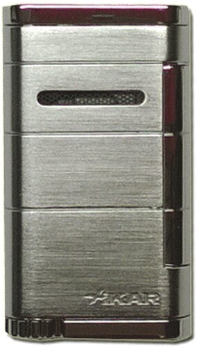 Xikar Allume Single Jet Feuerzeug Steel-Silber Xikar Allume Single Jet Feuerzeug Steel-Silber