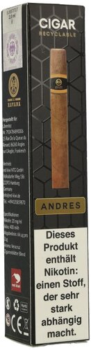 XO Havana Einweg E-Zigarre Andres 20mg XO Havana Einweg E-Zigarre Andres 20mg
