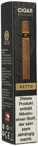 XO Havana Einweg E-Zigarre Retto 20mg XO Havana Einweg E-Zigarre Retto 20mg