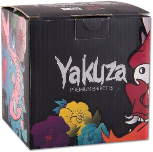 Yakuza Premium Briketts 1kg mit 64 Stück Kohle