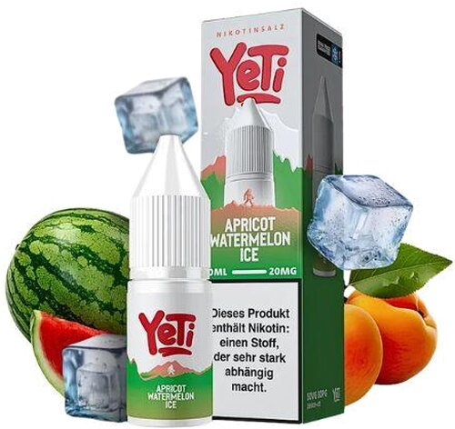 Yeti Apricot Watermelon Ice Nikotinsalz Liquid Overdosed 20mg