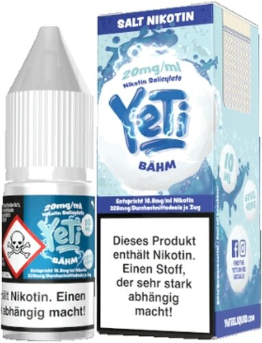 Yeti Bähm Nikotinsalz Liquid 20mg/ml